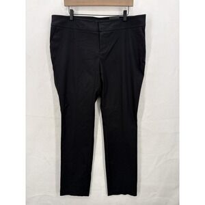 Torrid Studio Dress Pants Womens 16 Black Straight Leg Millennium Stretch Work